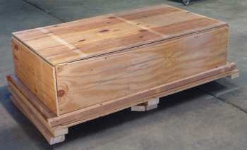 Here is a crate that was made to ship a dirt bike out East for an eBay customer at Christmas time. 
